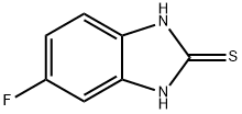 2-巯基-5-氟苯并咪唑, 583-42-6, 结构式