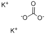无水碳酸钾 结构式
