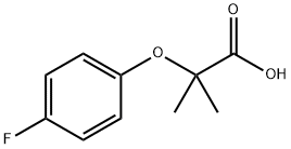 4-氟苯氧基-2-甲基丙酸 结构式