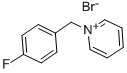 1-[(4-Fluorophenyl)methyl]-pyridinium bromide 结构式
