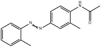 4-乙酰氨基-2',3-二甲基偶氮苯 结构式