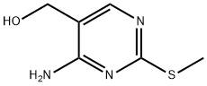 2-甲硫基-4-氨基嘧啶-5-甲醇, 588-36-3, 结构式