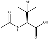 乙酰青霉胺, 59-53-0, 结构式