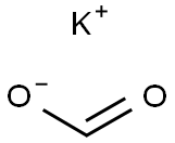 甲酸钾, 590-29-4, 结构式