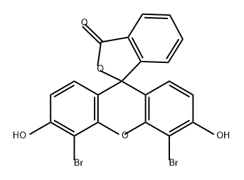 二溴荧光素, 596-03-2, 结构式