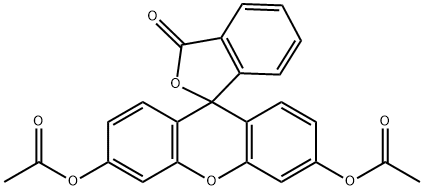 荧光素二乙酸盐, 596-09-8, 结构式