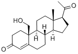 19-ヒドロキシプロゲステロン 化学構造式