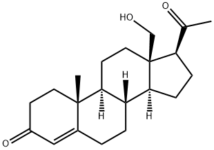 18-羟孕酮 结构式