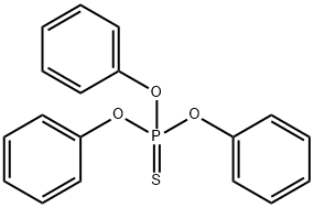 O,O,O-三苯基硫代磷酸酯, 597-82-0, 结构式