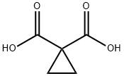 1,1-环丙基二羧酸, 598-10-7, 结构式