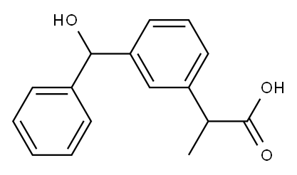 Dihydro Ketoprofen (Mixture of Diastereomers) Structure