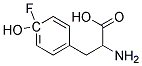 2-アミノ-3-(4-フルオロフェニル)プロピオン酸 化学構造式