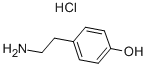 酪胺盐酸盐, 60-19-5, 结构式