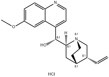 盐酸奎宁, 60-93-5, 结构式