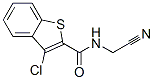 Benzo[b]thiophene-2-carboxamide, 3-chloro-N-(cyanomethyl)- (9CI) 结构式