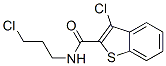 Benzo[b]thiophene-2-carboxamide, 3-chloro-N-(3-chloropropyl)- (9CI) 结构式