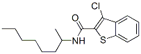 Benzo[b]thiophene-2-carboxamide, 3-chloro-N-(1-methylheptyl)- (9CI) 结构式
