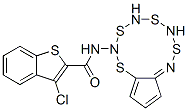 Benzo[b]thiophene-2-carboxamide, 3-chloro-N-(5,6-dihydro-4H-cyclopentathiazol-2-yl)- (9CI) 结构式
