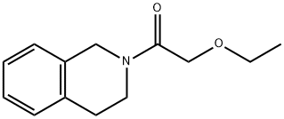 Isoquinoline, 2-(ethoxyacetyl)-1,2,3,4-tetrahydro- (9CI) 结构式