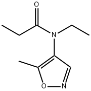 Propanamide,  N-ethyl-N-(5-methyl-4-isoxazolyl)- 结构式