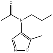 Acetamide,  N-(5-methyl-4-isoxazolyl)-N-propyl- 结构式