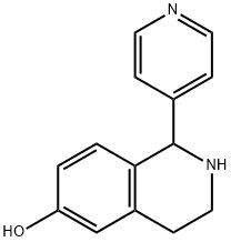 6-Isoquinolinol,1,2,3,4-tetrahydro-1-(4-pyridinyl)-(9CI) 结构式