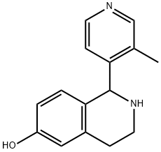 6-Isoquinolinol,1,2,3,4-tetrahydro-1-(3-methyl-4-pyridinyl)-(9CI) 结构式