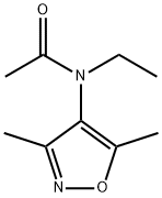 Acetamide,  N-(3,5-dimethyl-4-isoxazolyl)-N-ethyl- 结构式