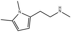 1H-Pyrrole-2-ethanamine,N,1,5-trimethyl-(9CI) 结构式