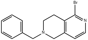 2-benzyl-5-bromo-1,2,3,4-tetrahydro-2,6-naphthyridine 结构式