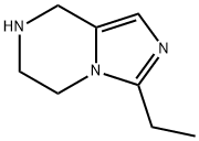 Imidazo[1,5-a]pyrazine, 3-ethyl-5,6,7,8-tetrahydro- (9CI) 结构式