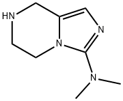 Imidazo[1,5-a]pyrazin-3-amine, 5,6,7,8-tetrahydro-N,N-dimethyl- (9CI) 结构式