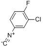 Benzene, 2-chloro-1-fluoro-4-isocyano- (9CI) Structure