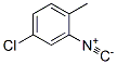 Benzene, 4-chloro-2-isocyano-1-methyl- (9CI) 结构式