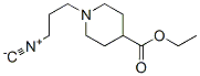 4-Piperidinecarboxylicacid,1-(3-isocyanopropyl)-,ethylester(9CI) 结构式