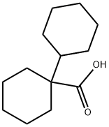 1,1'-ビ[シクロヘキサン]-1-カルボン酸 化学構造式