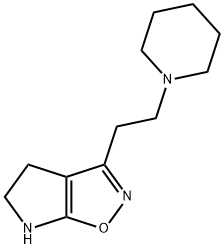 4H-Pyrrolo[3,2-d]isoxazole,5,6-dihydro-3-[2-(1-piperidinyl)ethyl]-(9CI) 结构式