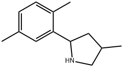 Pyrrolidine, 2-(2,5-dimethylphenyl)-4-methyl- (9CI) 结构式