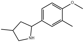 Pyrrolidine, 2-(4-methoxy-3-methylphenyl)-4-methyl- (9CI) 结构式