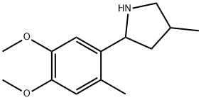 Pyrrolidine, 2-(4,5-dimethoxy-2-methylphenyl)-4-methyl- (9CI) 结构式
