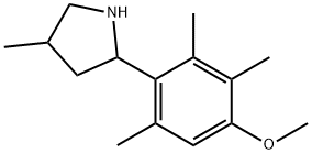 Pyrrolidine, 2-(4-methoxy-2,3,6-trimethylphenyl)-4-methyl- (9CI) 结构式