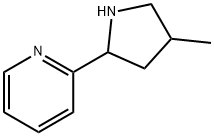 Pyridine, 2-(4-methyl-2-pyrrolidinyl)- (9CI) 结构式