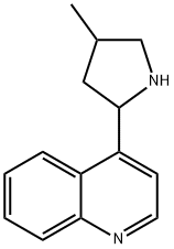 Quinoline, 4-(4-methyl-2-pyrrolidinyl)- (9CI) 结构式