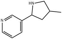 3-(4-甲基吡咯烷-2-基)吡啶 结构式