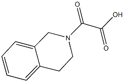 3,4-二氢-2(1H)-异喹啉基(氧代)乙酸 结构式