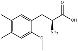 DL-2-Methoxy-4,5-dimethylphenylalanine 结构式