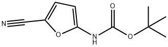 Carbamic acid, (5-cyano-2-furanyl)-, 1,1-dimethylethyl ester (9CI) 结构式