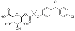 FENOFIBRYL GLUCURONIDE, 60318-63-0, 结构式