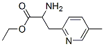 2-Pyridinepropanoicacid,alpha-amino-5-methyl-,ethylester(9CI) 结构式