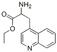 4-Quinolinepropanoicacid,alpha-amino-,ethylester(9CI) 结构式